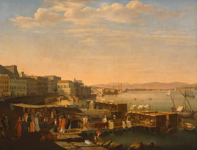 Saint Lucia Baths in Naples by Salvatore Fergola