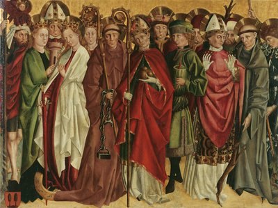 The Fourteen Holy Helpers by Salzburger Maler