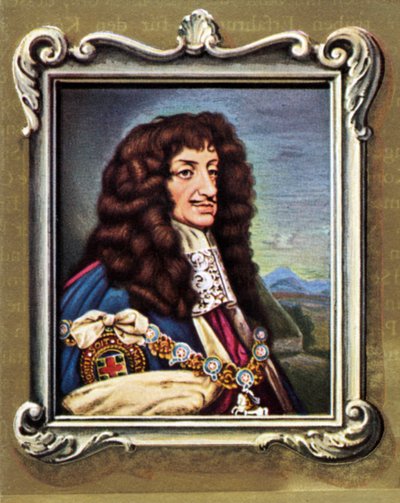 Charles II Portrait of by Samuel (after) Cooper