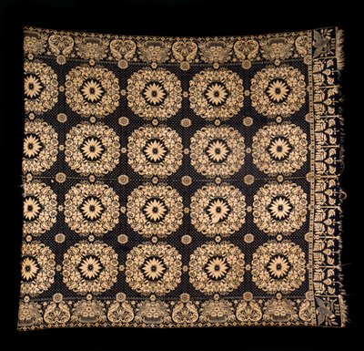 Double-cloth Coverlet by Samuel (attr.to) Graham