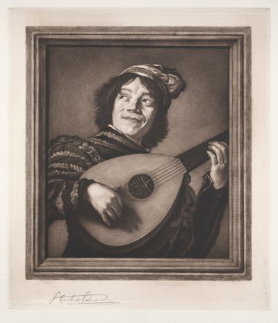 The Lute Player by Samuel Arlent Edwards