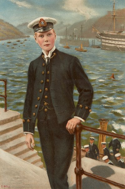 Edward, Prince of Wales as Naval Cadet by Samuel Begg