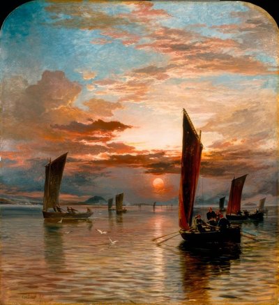 Sunset over the Forth by Samuel Bough