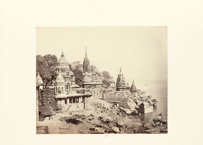 Benares; The Burning Ghat by Samuel Bourne