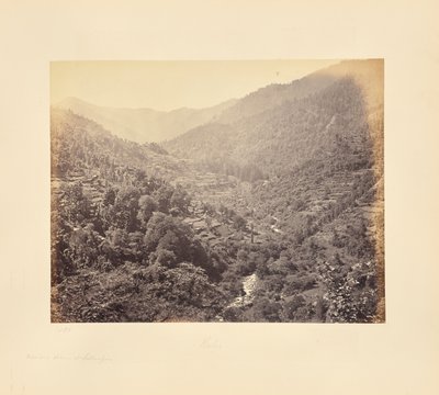 Kulu Valley below Rusala by Samuel Bourne