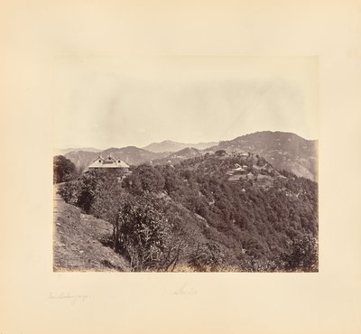 Simla; From Boileaugange by Samuel Bourne