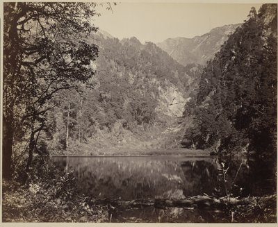 Small Lake in Mountains by Samuel Bourne