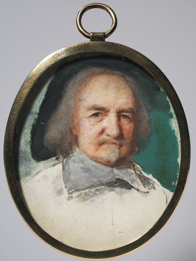 Portrait of Thomas Hobbes by Samuel Cooper