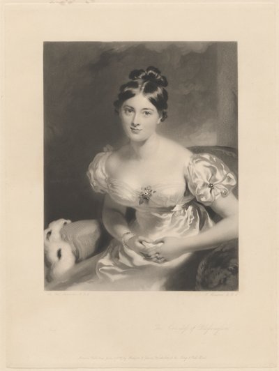 The Countess of Blessington by Samuel Cousins