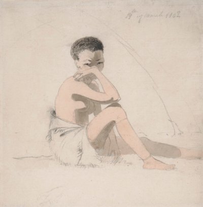 Korah Girl Seated by Samuel Daniell