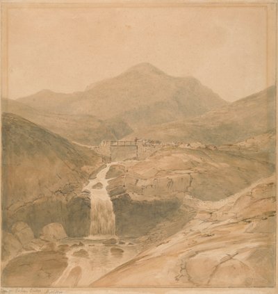 Ceapen Pichan Bridge, Moelwyn Mawr by Samuel Davis