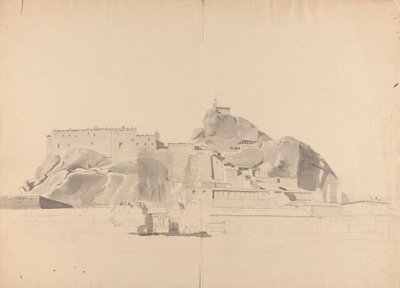 Fort on a Rocky Outcrop by Samuel Davis