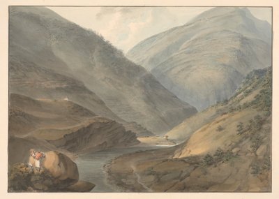 Mountainous Landscape with River by Samuel Davis