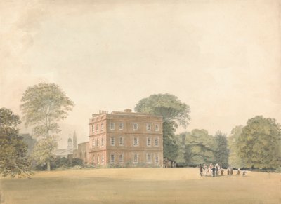 Side View of Ayot House, Hertfordshire by Samuel Davis