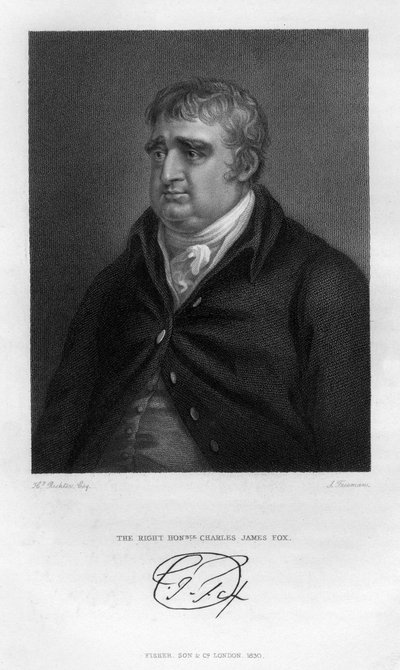 Charles James Fox, Whig Statesman by Samuel Freeman