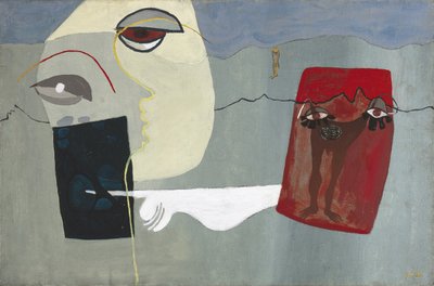 Woman and Suspended Man by Samuel Haile