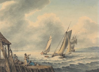 A Seascape by Samuel Howitt