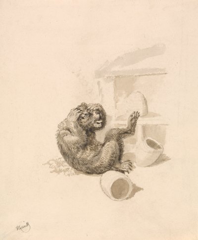 Bear and Bee-Hives by Samuel Howitt
