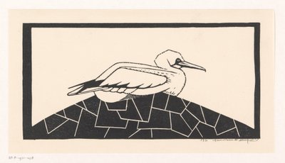 Gannet by Samuel Jessurun de Mesquita (signed by artist)
