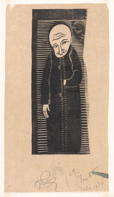Bald Man by Samuel Jessurun de Mesquita (signed by artist)