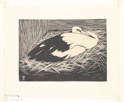 Stork (Maguar stork) by Samuel Jessurun de Mesquita