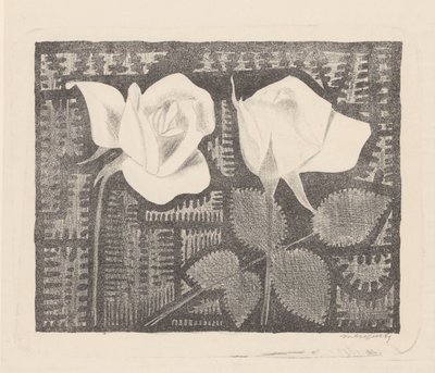 Two Roses by Samuel Jessurun de Mesquita