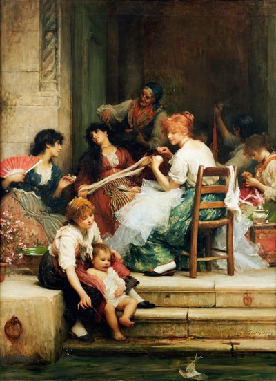 Venetian Life by Samuel Luke Fildes