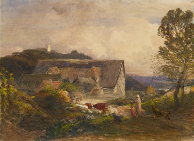 Farm Yard at Princes Risborough by Samuel Palmer
