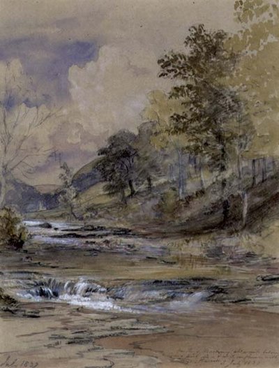 On the River Machwy, Wales by Samuel Palmer