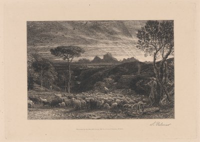 Opening the Fold by Samuel Palmer