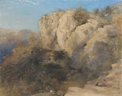 Rocky Landscape in Wales by Samuel Palmer
