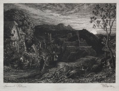 The Bellman by Samuel Palmer