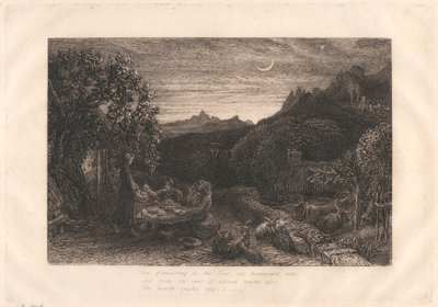 The Homeward Star by Samuel Palmer