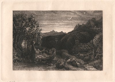 The Homeward Star by Samuel Palmer