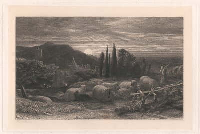 The Rising Moon by Samuel Palmer