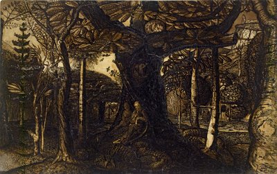 The Skirts of a Wood by Samuel Palmer