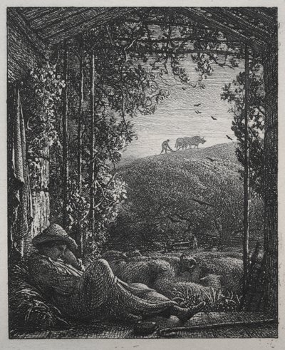 The Sleeping Shepherd by Samuel Palmer