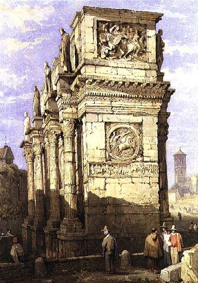 Arch of Constantine by Samuel Prout