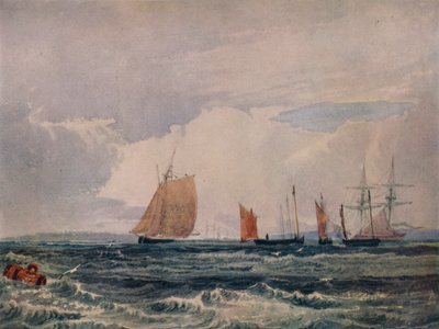 Off Plymouth, c1827 by Samuel Prout