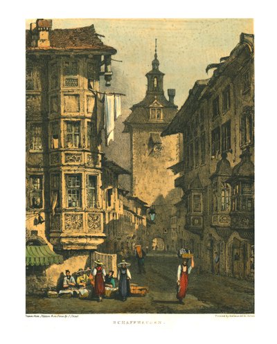 Schaffhausen, early 19th century by Samuel Prout