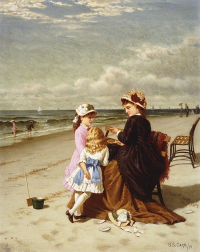 At the Seashore by Samuel S. Carr