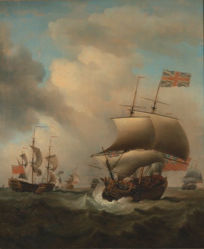 Shipping in a Choppy Sea by Samuel Scott