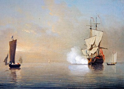 The Morning Gun by Samuel Scott