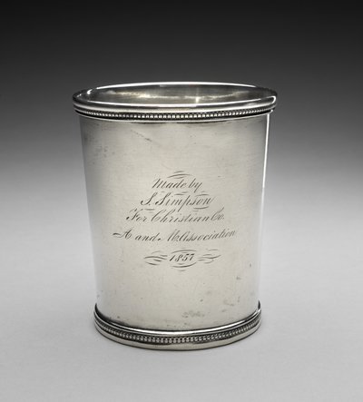 Tumbler, c. 1857 by Samuel Simpson