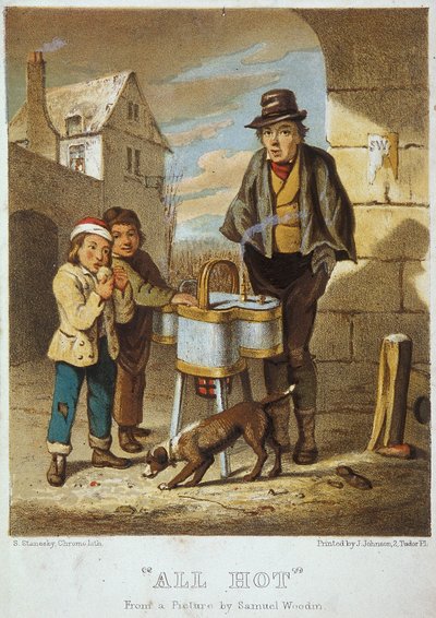 All Hot, Cries of London, 1804 by Samuel Stanesby