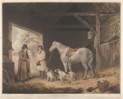 Angling: Paying the Hostler by Samuel William Reynolds