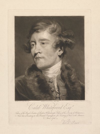 Caleb Whitefoord Esq. by Samuel William Reynolds