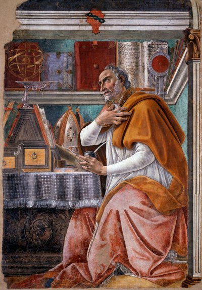 Saint Augustine by Sandro Botticelli