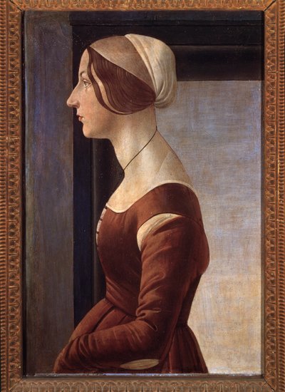 Young Lady by Sandro Botticelli