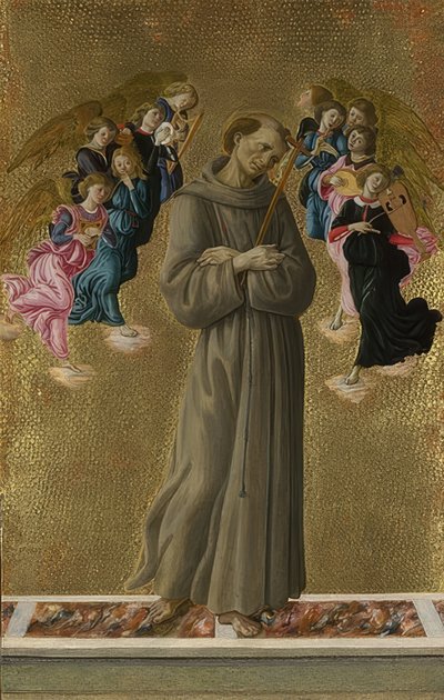 Saint Francis with Angels by Sandro Botticelli